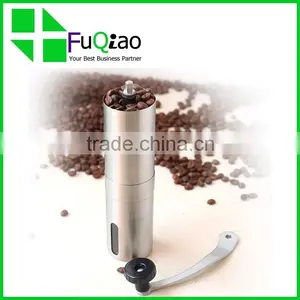 Trade Assurance FDA Grade Ceramic Burr Stainless Steel Manual Home Coffee Mill With Spoon Quality Choice thumbnail-3