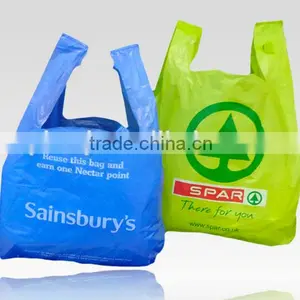 Customized Supermarket Plastic Shopping Bag thumbnail-1