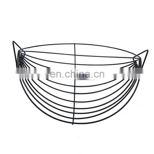 Farmhouse Home Storage Kitchen Food Fruits Organizer Egg Mesh Wire Rack Metal 2 Tier Fruit Basket thumbnail-3