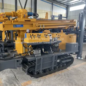 FYX180 Tracked Mobile Water Well Drill Rig Machine Driven by Diesel Engine With 180m Drilling Depth Pneumatic DTH and Mud Drill thumbnail-4