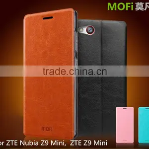 MOFi New Arrival!! TPU Back Cover Case for ZTE Nubia Z9 Mini, ZTE Z9 Mini, Flip PU Leather Cover for Phone thumbnail-1
