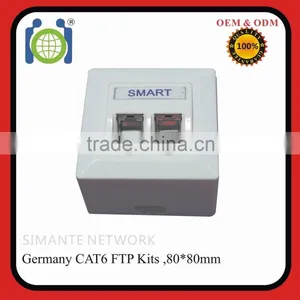 Cat5e Cat6 FTP Fiber Wall Outlet thumbnail-1