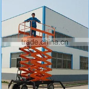 New Product in Market Scissor Mobile Hydraulic Raising Lift Platform thumbnail-3