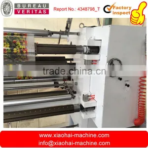 Automatic Paper Plastic Film PVC PET BOPP Slitting and Rewinding Machine With Flat and Disc Knife and Full Automatic Tension thumbnail-4