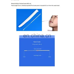 New Products VTM PCR Test With Flocked Transport Throat Swab Pcr Test Kit thumbnail-5