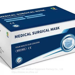 3 Ply Type IIR Medical Surgical Mask (Ear-Loop) CE Marked and Meets the Requirements of EN14683:2019 Type IIR thumbnail-4