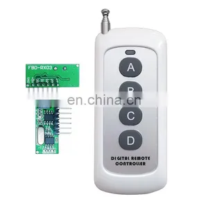 433mhz Remote + Receiver Module Transmitter and Module Receiver Rf Remote Control Module Kit thumbnail-1