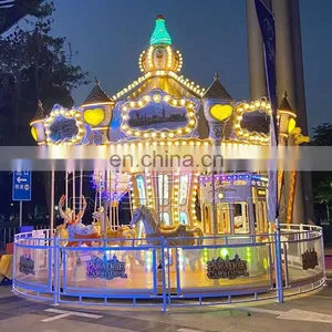 Carnival Carousels Fair Horse Ride Funfair Merry go Round Horse Ride for Sale thumbnail-3