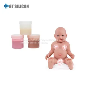 Safe Skin Eco-Friendly Soft Liquid Silicone Rubber for Toy, Body Mold Making thumbnail-1