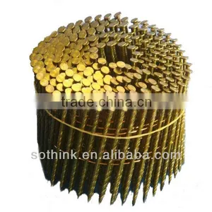 Screw Shank Wire Coil Nails for Pallet With Competitive Price thumbnail-1