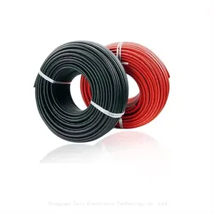New Design 4mm 6mm 10mm Tinned Copper Conductor DC Photovoltaic Solar pv Cable thumbnail-1
