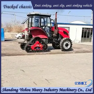 1404 Tractor Modified With Triangular Track Wheels for Anti-skid and Anti Sinking thumbnail-3