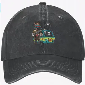 Baseball Cap Killer Freddy Horror Movie Denim Trucker Hat Adjustable Vintage Snapback thumbnail-1