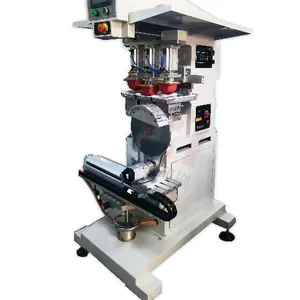 Hongmei Servo Rotary Three-color Pad Printing Machine Automatically Clean Printing Clearly thumbnail-1
