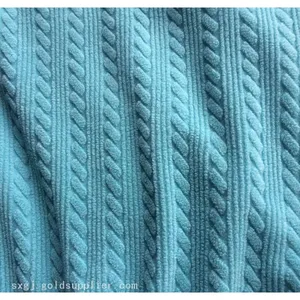 Mini Jacquard Polyester Polar Fleece Fabric thumbnail-2
