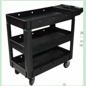 PP Mateial Plastic Heavy Duty Tub Cart Tool Hand Trolley thumbnail-3
