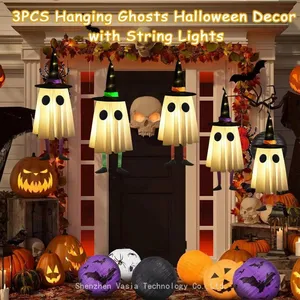 Factory-Supplied LED Ghost Hangers - Witch Hat Design for Halloween Wholesale thumbnail-5