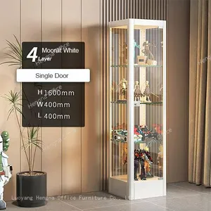 Hot Selling Tempered Glass Display Cabinet With Adjustable Shelves - Wholesale From Chinese Factory thumbnail-3