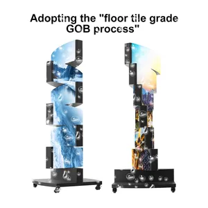 LED Mechanical Rotating Poster Screen Full-color LED Display Flight Case Shopping Mall Advertising Machine Display High-brightness Large Screen thumbnail-2