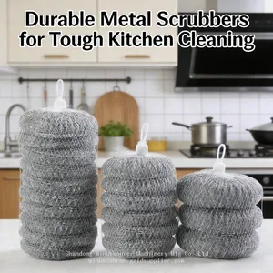 Bulk Pack Galvanized Steel Cleaning Balls Cost-Effective Kitchen Cleaning thumbnail-1