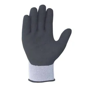 Enkerr Ms851042 Black Nitrile Ultra-fine Foamed Coated Oil-resistant Gloves, Nitrile Coated Gloves thumbnail-2