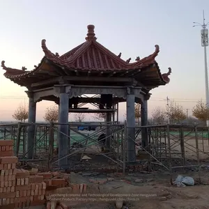 Cement Four - Cornered and Six - Cornered Pavilions, Outdoor Courtyard Anti - Corrosion and Antique - Style Pavilions With a Simple Style thumbnail-2