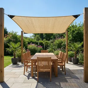 Good Quality Sun Shadow Shade Sail Garden Plaza Yard Reinforced Corner Shade Sail for Mexico thumbnail-3