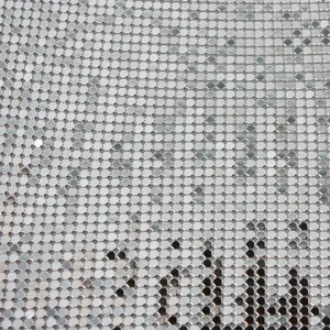 Factory Direct Supply of Sequined Wire Mesh, Soft Metal Mesh Curtains, and Colored Chainmail for Home Decoration. thumbnail-2