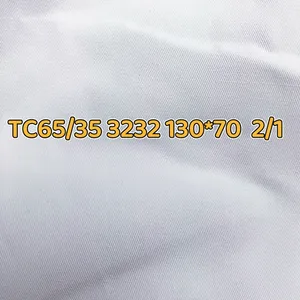 TC65/35 Polyester-cotton Medical Twill Fabric, 30*30, 130*70, Non-fluorescent Fabric thumbnail-3