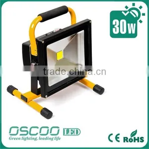 Die Casting Aluminium Portable 30W Battery China IP65 Led Rechargeable Lights thumbnail-1