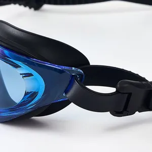 Training Medium Swim Goggle With Bigger Sightline Adults Anti-Fog Uv Protected Waterproof Mirror Coating High Definition Lens thumbnail-5
