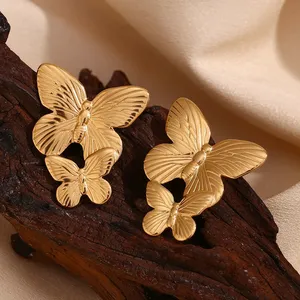 Stainless Steel Earrings Wholesale Nickel Free Hypoallergenic Earrings for Women Men 100% Safe thumbnail-1