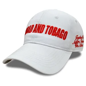 Blank Hats Wholesale Patriotic Commemorative Text Graphic Embroidered Hat Structured Cotton Sun Cap thumbnail-3