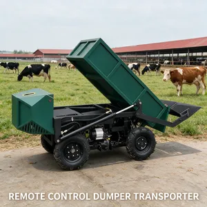 High Efficiency RC Tracked Dumper All Terrain Farm Material Transporter thumbnail-1