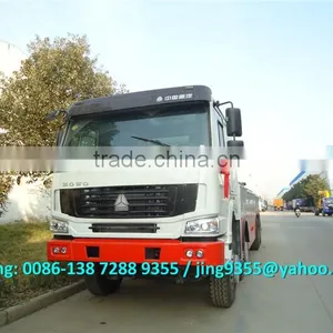 SINO HOWO 8*4 Heavy Duty Rotator Tow Truck,60-80T Wrecker Towing Truck With Hydraulic Control System thumbnail-2