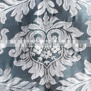 Blue Jacquard Sofa Fabric Recycled Polyester Fabric thumbnail-3