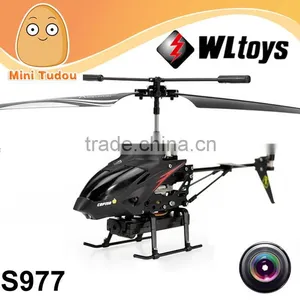 WL S977 3.5 CH Radio Remote Control Metal Gyro rc Helicoptero With Camera thumbnail-1
