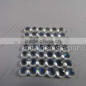 Wholesale Loose GemstoneRainbow Moonstone Top Quality Rose Cut Cabochons thumbnail-4
