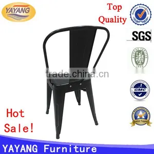 Colorful Industrial Vintage Simple Design Metal Dining Chair in Restaurant Most Popular thumbnail-3