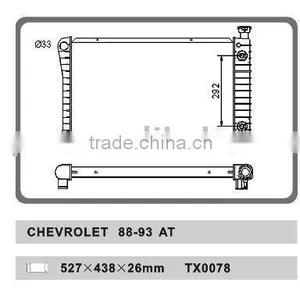 Auto Radiator for CHEVROLET 88-93 AT thumbnail-1