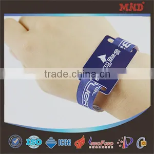 MDW205 Free Samples Cheap Custom Festival RFID Woven Fabric Wristband on Sale thumbnail-2