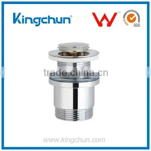 KingChun Free Samples Bathroom Fitting Push Button Pop up Drain With Overflow for Basin(K712) thumbnail-1