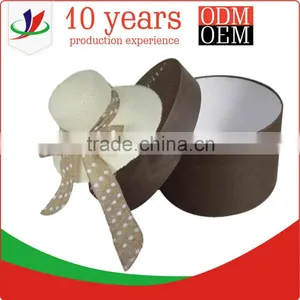 2016 Custom Round Paper Mache Cardboard Hat Boxes thumbnail-3