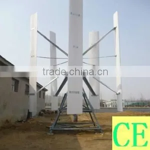 1KW Small Vertical Axis Wind Turbine System Mini Home Use Windturbine System thumbnail-1