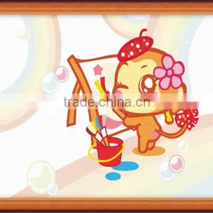 DIY Digital Little Monkey Oil Painting for Decor and Gifts (20x30cm) thumbnail-1