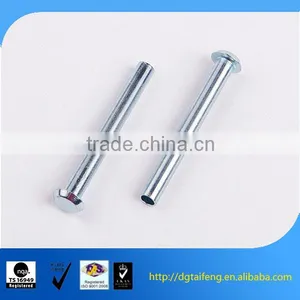 Carbon Steel Galvanized Flat Head Semi-tubular Rivet thumbnail-1