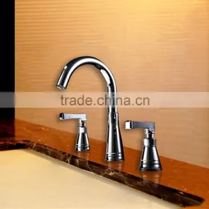 Hot Sale Double Handle Brass Basin Faucet BNF589 thumbnail-4