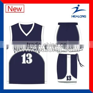 Breathable Cheap Price Sublimation Custom Basketball Jersey thumbnail-1