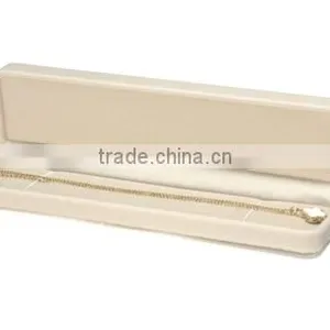 AN48 ANPHY Single Plush Hand Catenary Long Chain Necklace Flip Jewelry Gift Box Holder Display Beige 21.8*2.4*5.5cm 121g thumbnail-1
