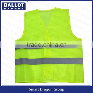 Factory Wholesale Mesh Polyester Fluorescent Fabrics High Reflective Jacket thumbnail-1